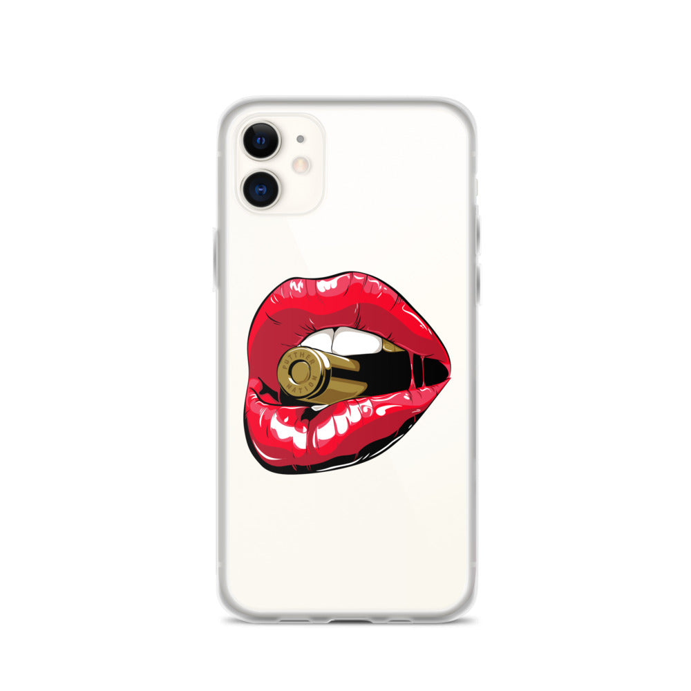 Putther Lips Clear iPhone Case